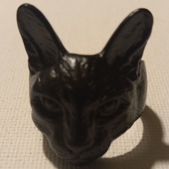 Black cat ring - Picture 11 of 11